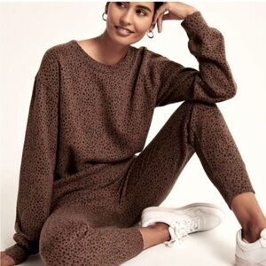 Abercrombie & Fitch Leopard Print Sweatsuit *price includes both pieces*